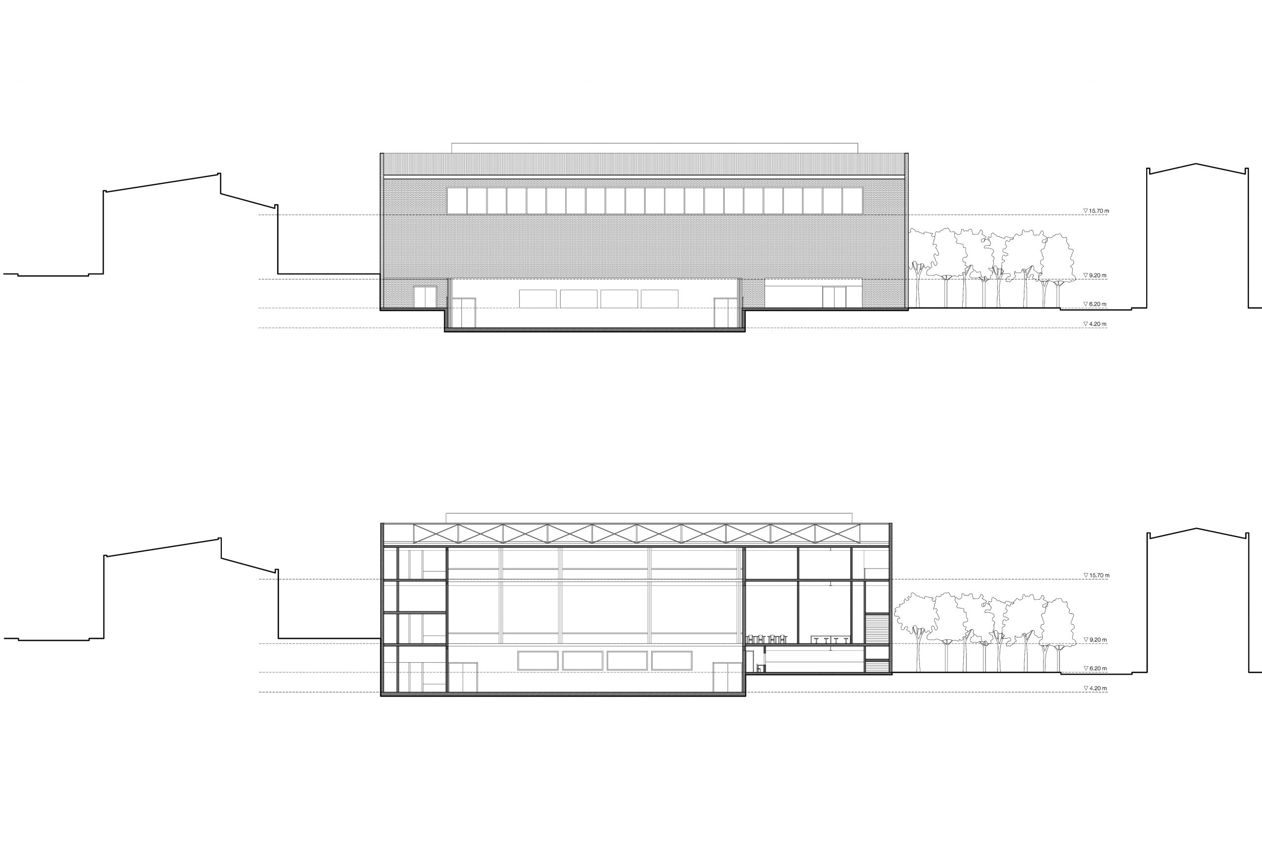 08/17 - INTERIOR FACADE AND SECTION