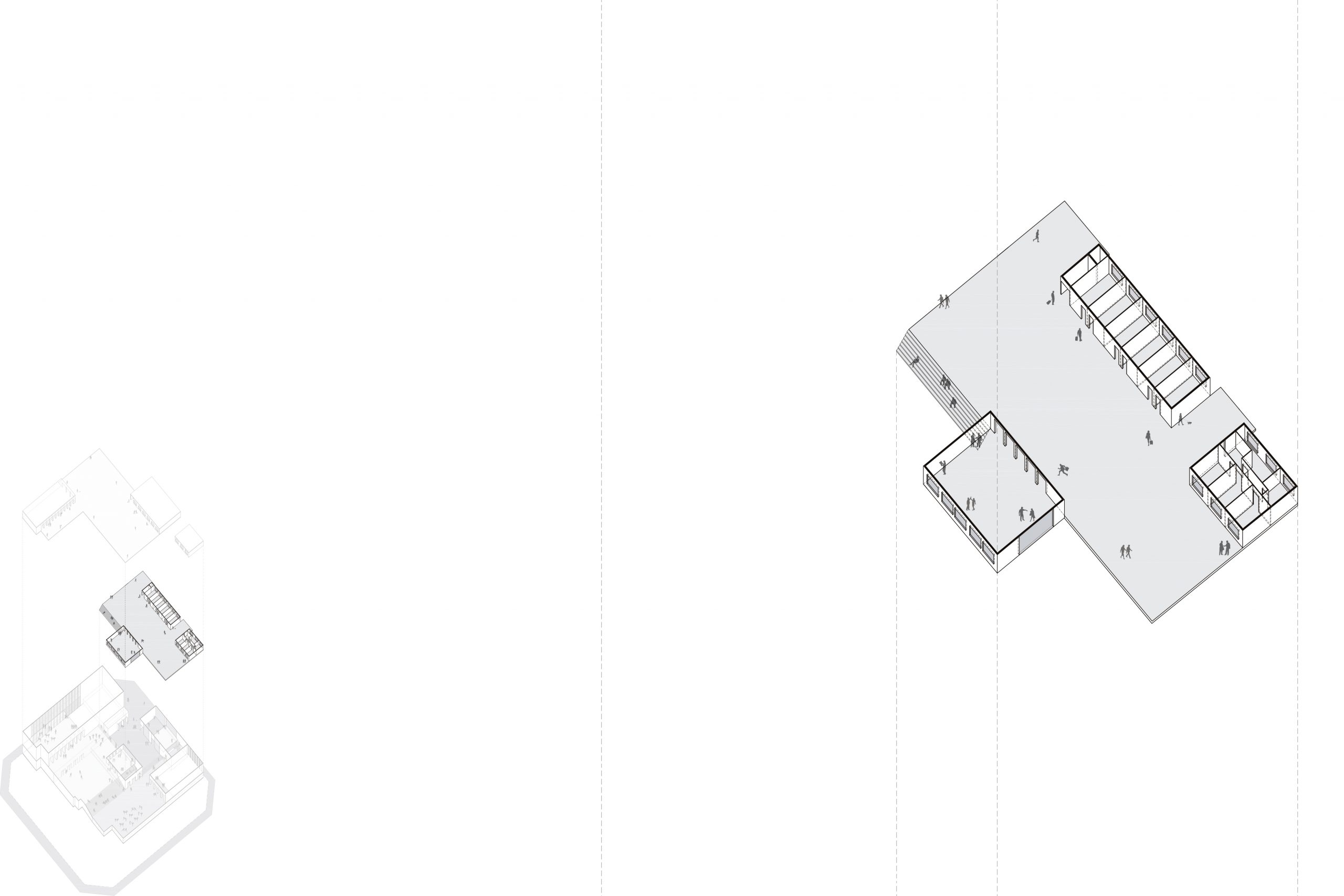 17/20 - EXPLODED AXONOMETRIC: FIRST LEVEL