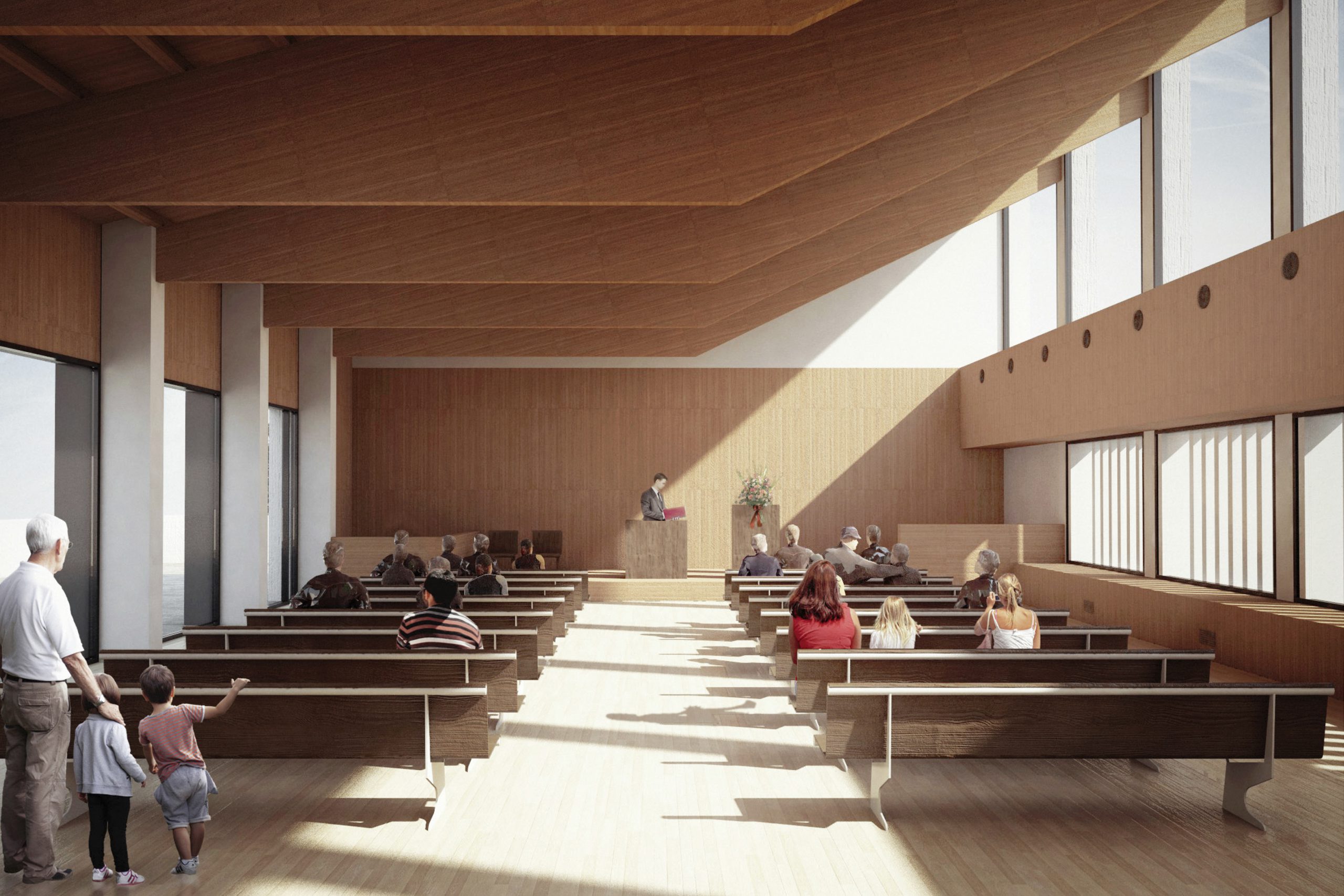 65/87 - INTERIOR VIEW: THE CHAPEL